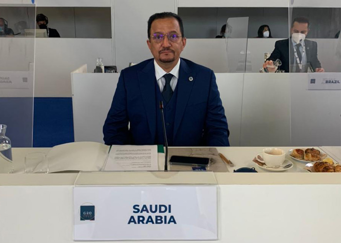 خلال كلمته في اجتماع وزراء البحث بمجموعة العشرين في إيطاليا